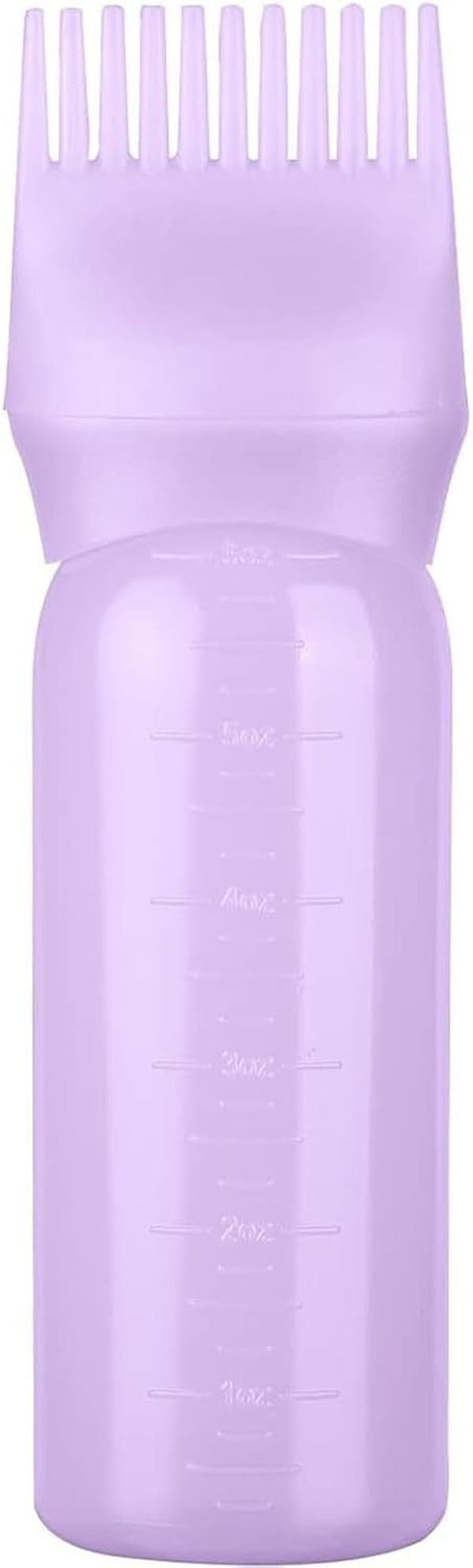 1 Pieces Hair Oil Applicator Bottle, Root Comb Applicator Bottle, Squeeze Hair Color Oiling Bottles for Hair Coloring