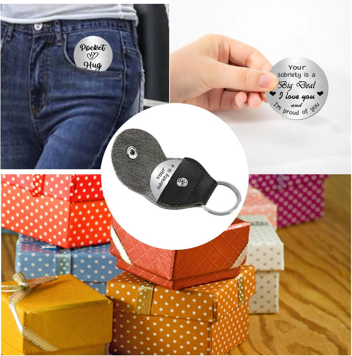 Sobriety Gifts for Women Men 1 Year Anniversary Sober Gifts for Women Inspirational Recovery Gifts AA Recovery Gifts Alcoholics Anonymous Gifts