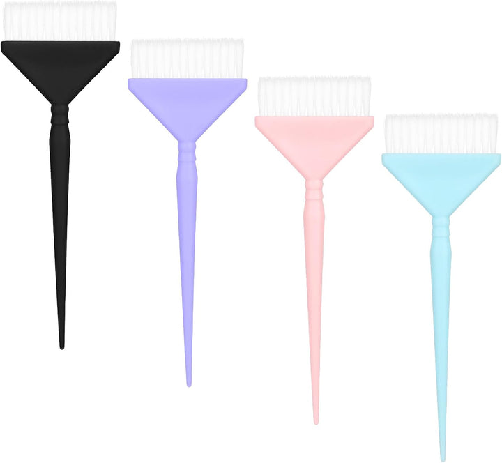 4Pcs Classic Hair Dye Brush Set, Multi-Use Tint Brushes for Salon Hair Dyeing, Hairdressin,G Highlights, Balayage