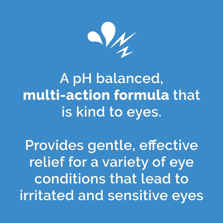 Multi-Action Eye Wash Solution, Suitable for Tired, Uncomfortable, Irritated Eyes, 300Ml  Eye Wash Solution (Pack of 2)