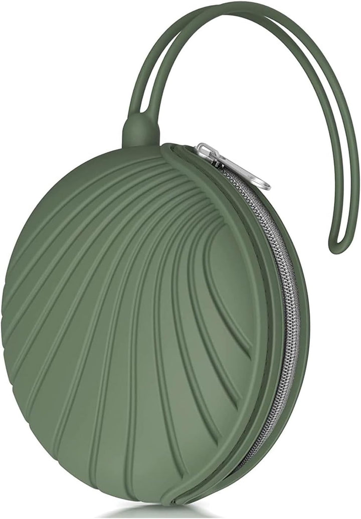 Dummy Holder Case Set,Bpa Free Silicone Pacifier Holder Pod,Dummy Storage Box,Portable Soother Pods for Baby Nappy Changing Bag Stroller,Travel,Home,Easy to Clean(Pink)