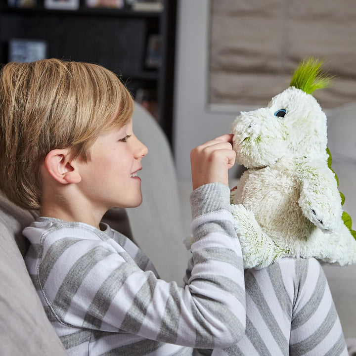 Plush Marshmallow Dinosaur Microwavable Weighted Teddy with French Lavender Scent, Hot or Cold for Cool Relaxation and Warm Relief