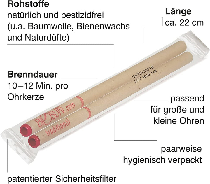 Hopi Ear Candles 3 Pairs - 3Pair