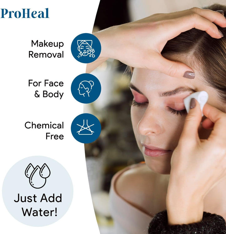 Disposable Dry Wipes, 50 Pack – Ultra Soft Non-Moistened Cleansing Cloths for Adults, Incontinence, Baby Care, Makeup Removal – 9.5" X 13.5" - Hospital Grade, Durable