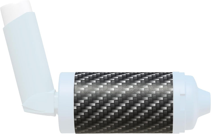 Spacer Cover in over 30 Designs – Vegan Leather Spacer Case for Kids and Adults – Handmade in England (Aint Easy Being Wheezy, Aerochamber plus Flow-Vu)