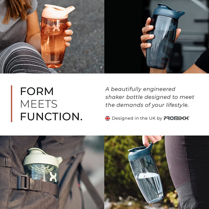 Pursuit Protein Shaker Bottle - Premium Shaker for Protein Shakes - Lifetime Durability, Leakproof, Odourless - 700Ml / 24Oz (Graphite Gray)