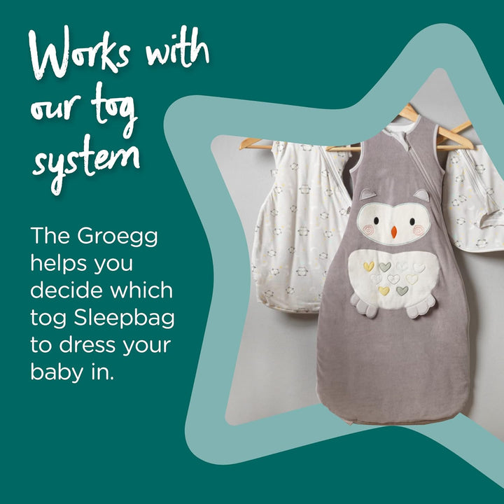 Groegg Digital Colour Changing Room Thermometer and Night Light