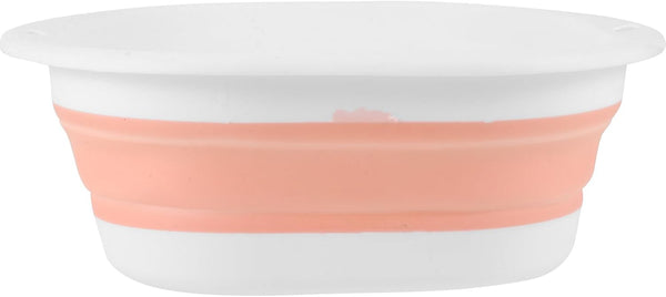 Foldable Portable Wash Basin Tub with Hook for Easy Drainage Space-Saving Collapsible Washbasin for Feet Face Hands Washing Lightweight Household Travel Bath