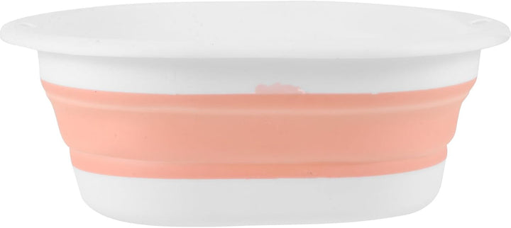 Foldable Portable Wash Basin Tub with Hook for Easy Drainage Space-Saving Collapsible Washbasin for Feet Face Hands Washing Lightweight Household Travel Bath