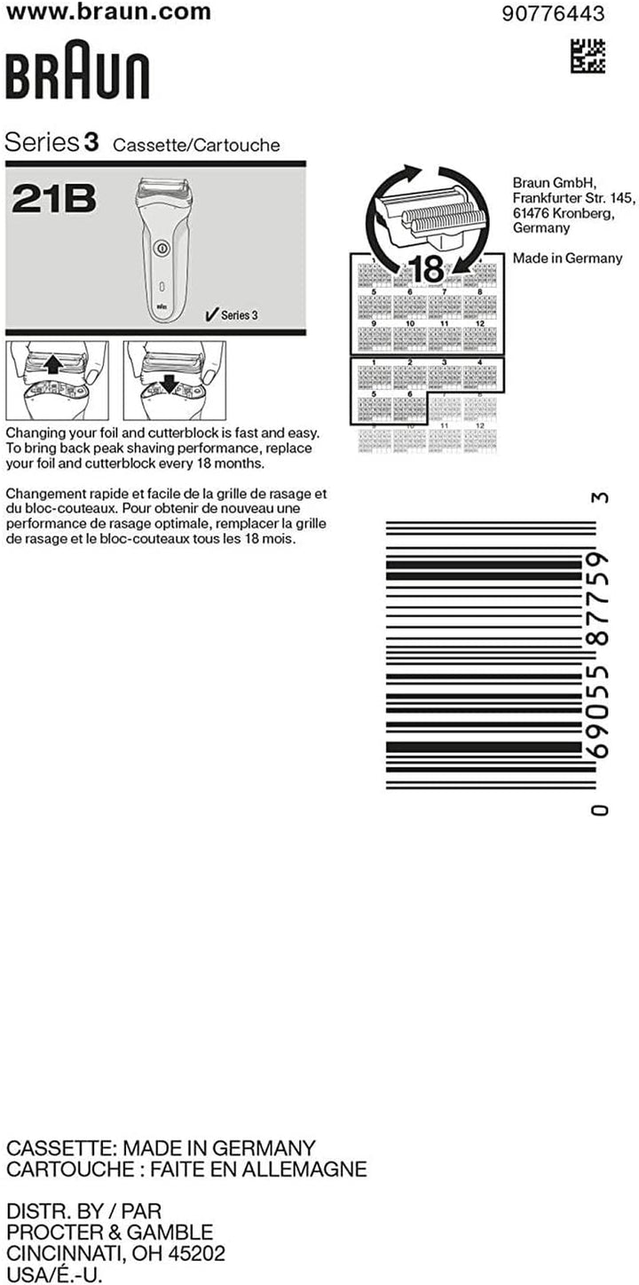 21B Shaver Replacement Part, Black, Compatible with Models 300S and 310S