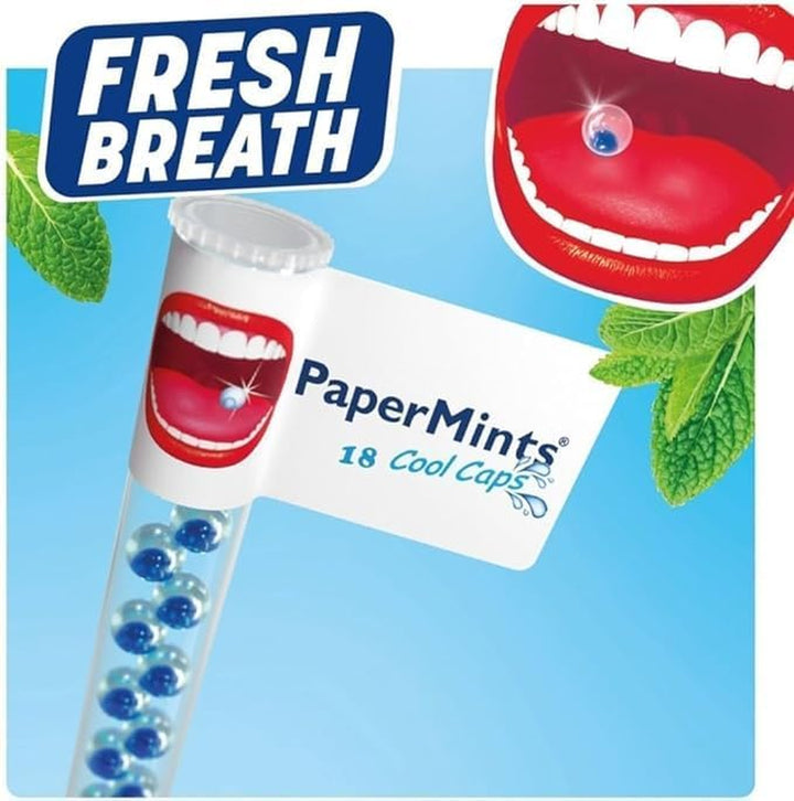 Goodbye Halitosis with Cool ® Capsules - Breath Freshener Capsules (6 Tubes of 18 Capsules)