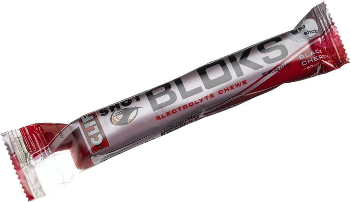 Shot Bloks 60G Caffeine Black Cherry 6 Chews (3 Pack)