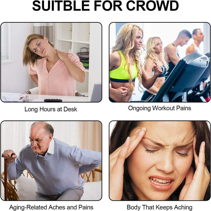 Electronic Acupuncture Pen, 5-In-1 Acupuncture Needles Pain Gone Pen for Pain Relief, Powerful Meridian Energy Pulse Acupressure Pen, Powered by 1 AA Battery