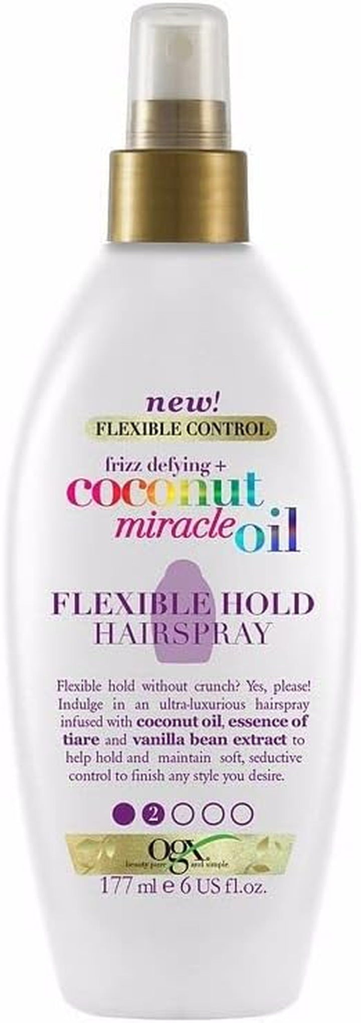 Coconut Miracle Oil Extra Strength Penetrating Hair Oil for Dry, Damaged, and Frizzy Hair, Intense Hydration, Frizz Control, and Shine with Coconut Oil, Tiare, and Vanilla Bean Extracts, 100 Ml