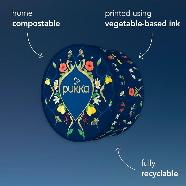 | Premium Organic Herbal Tea Selection Gift Set Box | Eco-Conscious Gift Collection | Perfect for Any Tea Enthusiast | 90 Tea Bags | 6 Distinct Flavours