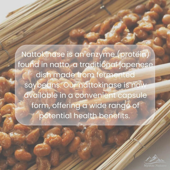 Nattokinase 120 Capsules | 200 MG 4000 FU per Capsule | 100% Natural Vegan Non-Gmo | Protein Enzyme from Japanese Natto | New & Improved Formula | 4 Months Supply