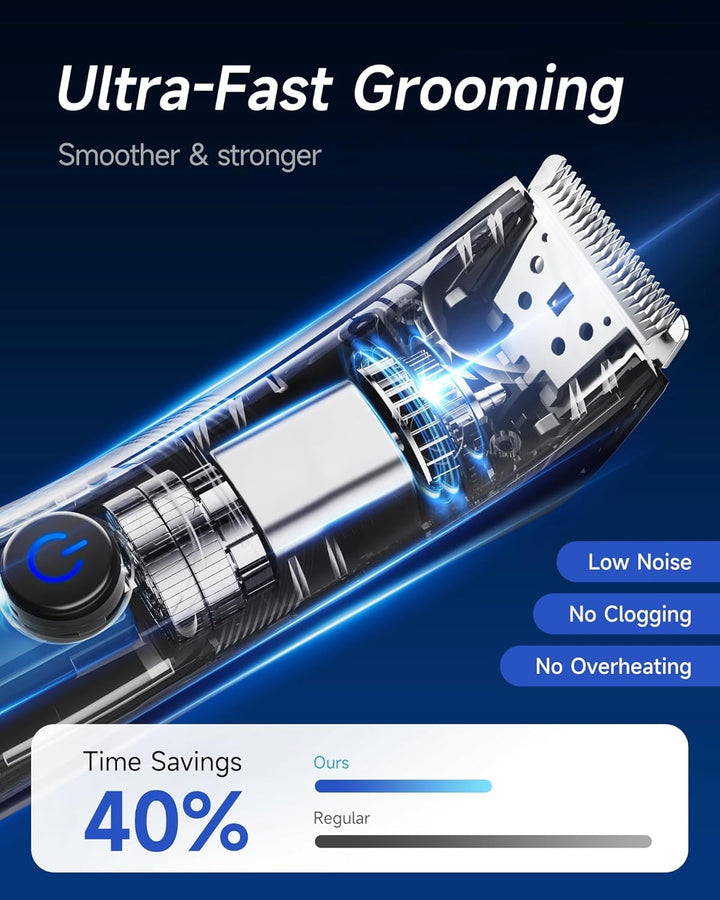 Balls Trimmer Men, Pubic & Body Hair Trimmer Men, IPX7 Waterproof Body Groomer W/Light & Ceramic Blade, Shavers for Private Parts, Electric Male Razor, USB-C Charging, Gifts for Him Dad