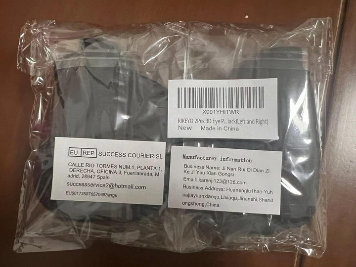 2 Pcs 3D Eye Patches for Adults and Kids, Adjustable Medical Eyepatch for Right or Left Eye,One Eye Cover for Amblyopia Lazy Eye,Pirate Costume