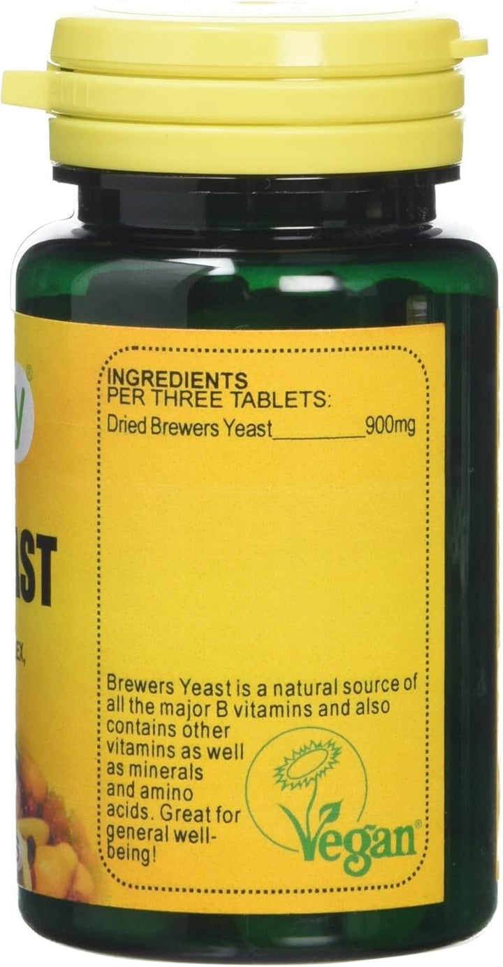 Brewers Yeast Energy and General Well Being 300Mg Supplement 200 Tablets Pack of 2