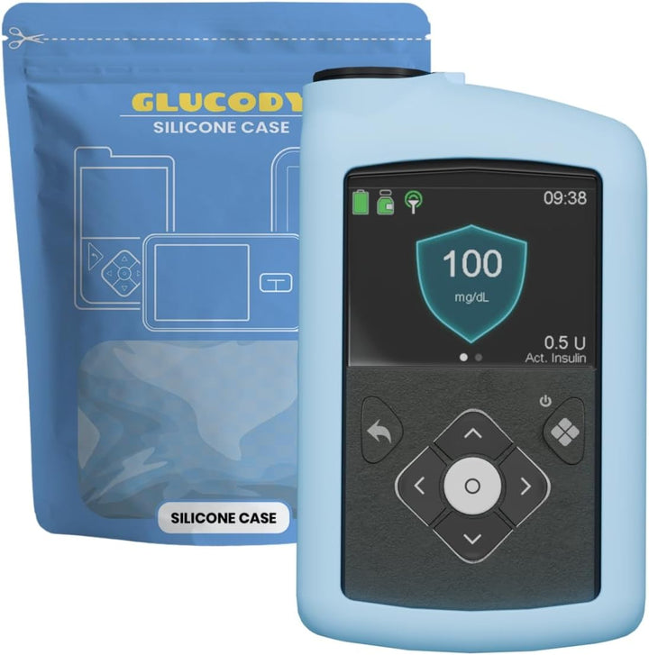 Silicone Protective Case for Medtronic Insulin Pump/Compatible with All Medtronic Models/Silicone Durability(Pink)