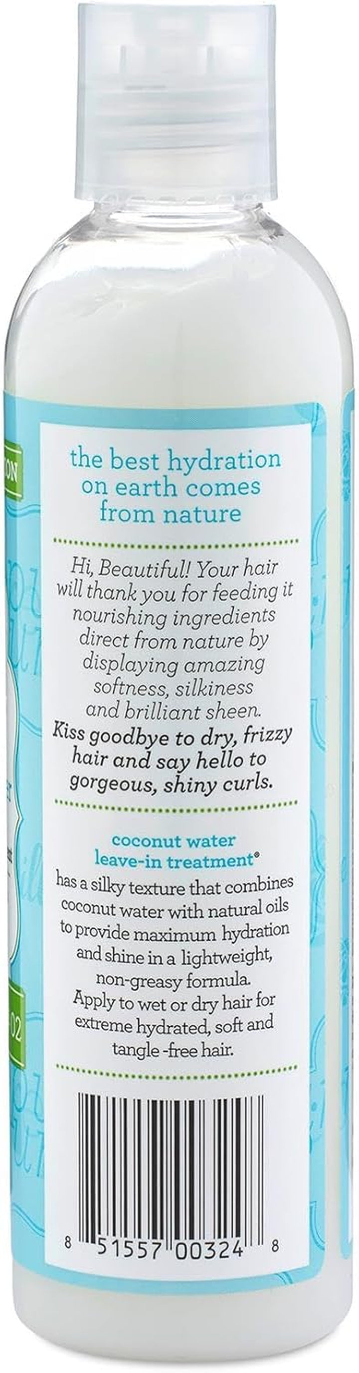 Coconut Water Leave-In Detangling Hair Treatment, Maximum Hydration, 240 Ml (Pack of 1)