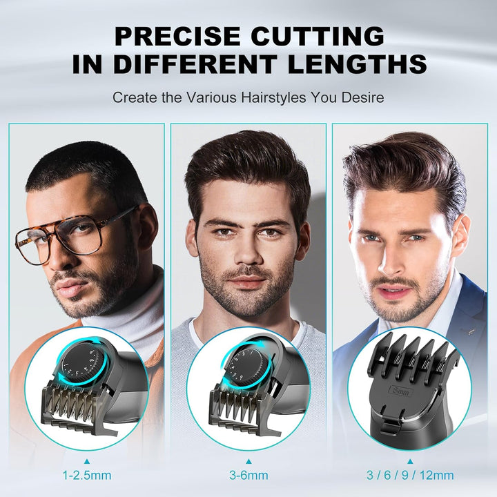 Manscape Dual Speed Body Hair Trimmer Men 4-In-1 Beard Trimmer Men, 210 Mins Usage Time Rechargeable Body Shaver for Hair/Beard/Ball/Groin, Waterproof Cordless Male Grooming Kit for Pubic Hair