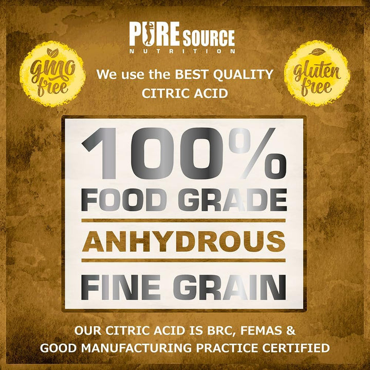 Citric Acid Bath Bombs, Food Flavouring, Preserving, Cleaning & Descaling | 100% Pure | for Organic Production, GMO Free (1000G)