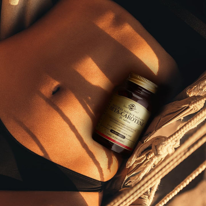 Natural Source Oceanic Beta Carotene Softgels - Pack of 60 - Fight Free Radical Damage - Strong Antioxidant - Gluten Free