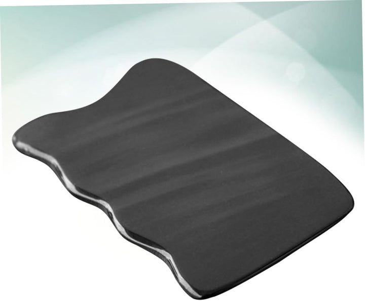 Natural Horn Gua Sha Tool Multi-Functional Massager Board for Face Neck Back Therapy Massage Smooth Skin-Friendly Scraping Plate for Relaxation and Relief
