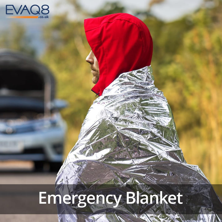 Advanced Car Safety Kit with Extinguisher and Torch UK Standard Parts Includes Warning Triangle, First Aid Kit, Emergency Blanket, Safety Hammer, Torch, High Visibility Vest, Carry Bag