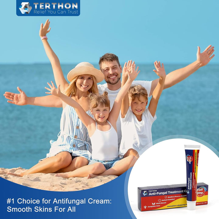Herbal Antifungal Cream: Treatment for Ringworm, Jock Itch, Athlete’S Foot & Fungal Skin Infections – Natural, Fast-Acting Formula for Adults and Kids (20G (2 Pack))