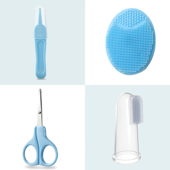 19 in 1 Baby Healthcare and Grooming Kit for Newborn, Baby Nursery Health Care Set Kit for Infant Toddlers Kids, Blue