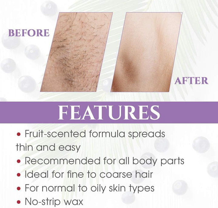 Scarlet Berry Hard Wax with Acai Discs for Women 50 Pc Discs