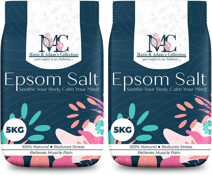 Pure Epsom Salts | Magnesium Sulphate Bath Salt (5 Kg (Pack of 1))
