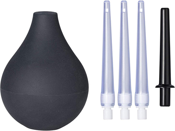 Non-Toxic Silicone Enema Bulb Kit, Home Enema Kit, Douche Medical Clean Enema Bulb 220Ml