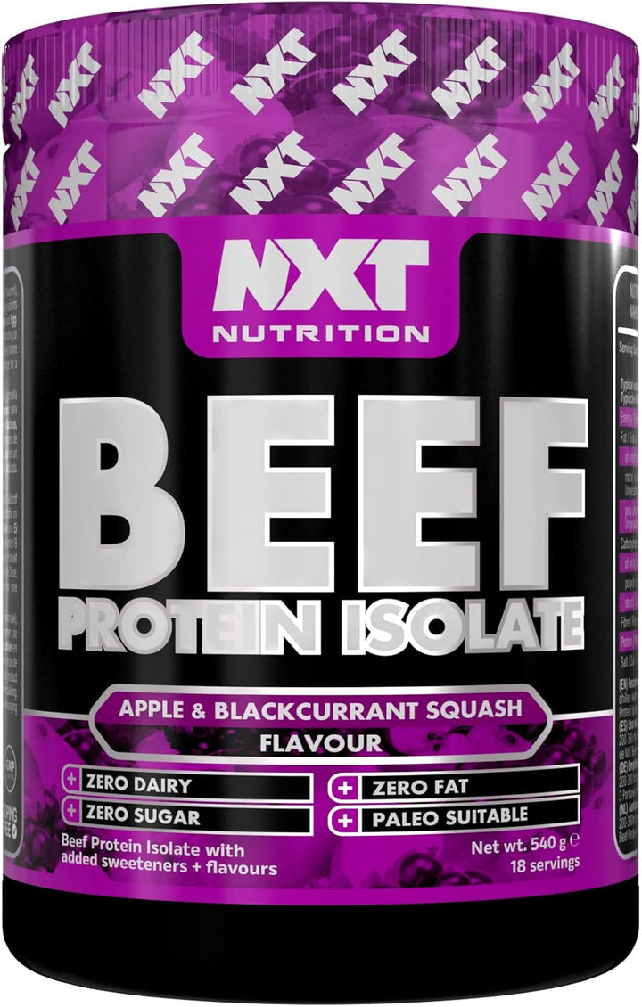 NXT Beef Protein Isolate 540G - High Protein Powder in Natural Amino Acids - Paleo, Keto Friendly - Dairy and Gluten Free | 540G (Pineapple)