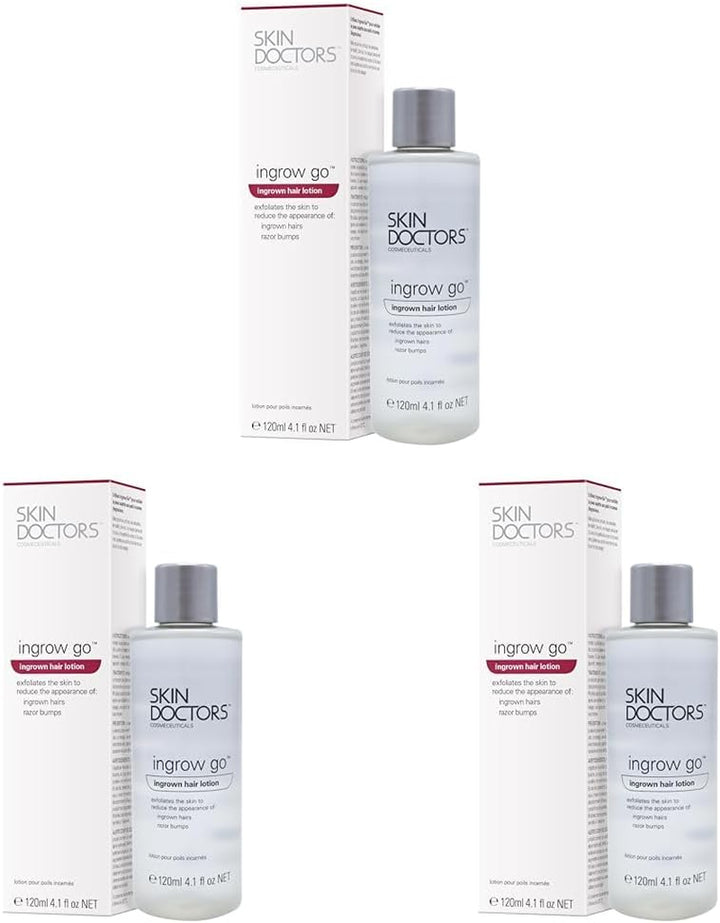 Ingrow Go Lotion | Ingrown Hair Treatment | Reduces Razor Burns & Bumps I Use on Legs, Bikini Line, Underarm & Face | 120Ml