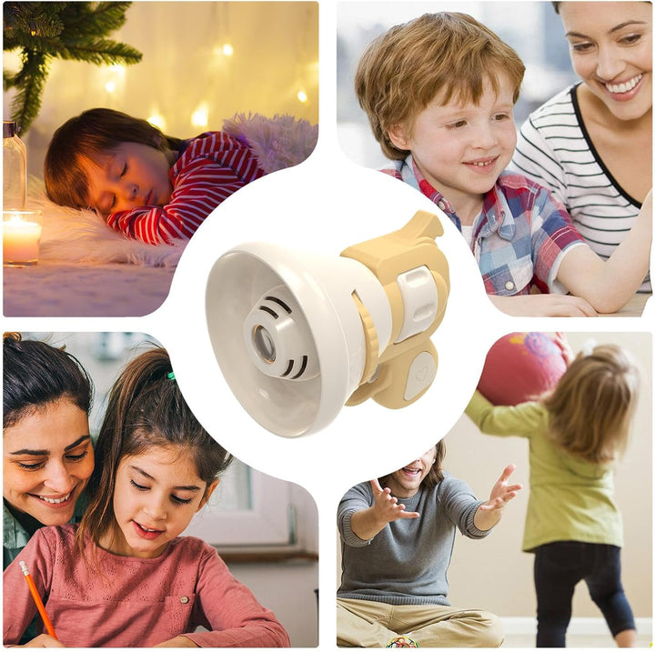 Muscle Man Costume Projector Speaker, with Built-In Sound Effects, 10.3X9.8X7.9Cm, Fun Projection Small Recording Amplifier, Muscle Projector Light, Portable Design, for Friends, Party, Outdoor