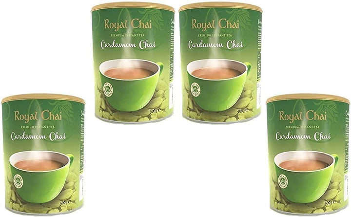 Royal Tea Masala Chai Sweetened Tub 400G (Pack of 2) – Premium Instant Masala Indian Tea