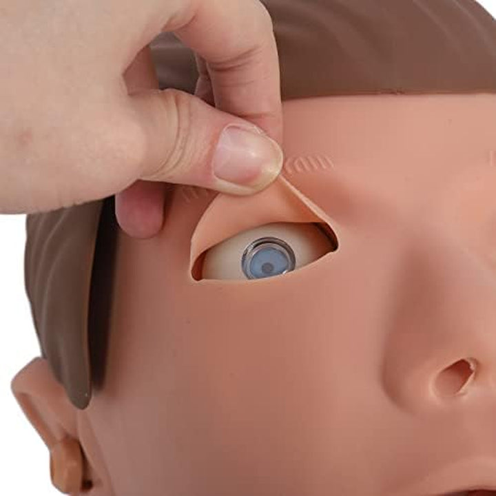 Cardiopulmonary Resuscitation Training Mannequin Rubber Half Body Artificial Respiration Human Model for First Aid Training Patient Education Teaching