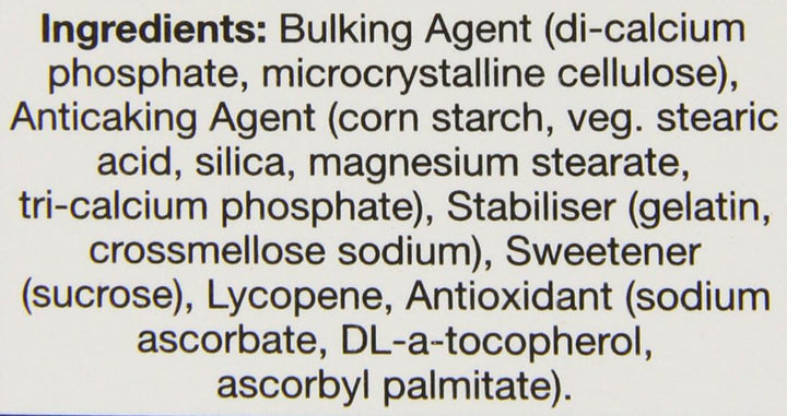 Lycopene 25Mg - 30 Tablets