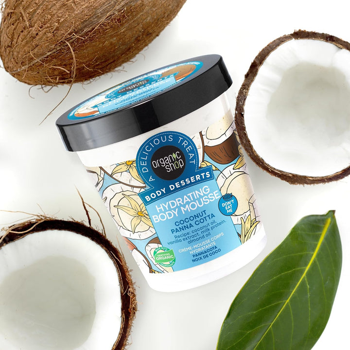 Body Desserts Hydrating Body Mousse Coconut Panna Cotta, 450 Ml