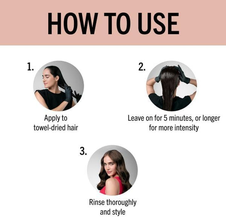 Hair Gloss Shine Treatment Cacao Brown 150Ml, Semi-Permanent Hair Dye, Temporary Hair Treatment to Condition and Colour Hair, Contains Coconut Oil, Enhances Colour and Reduces Breakage