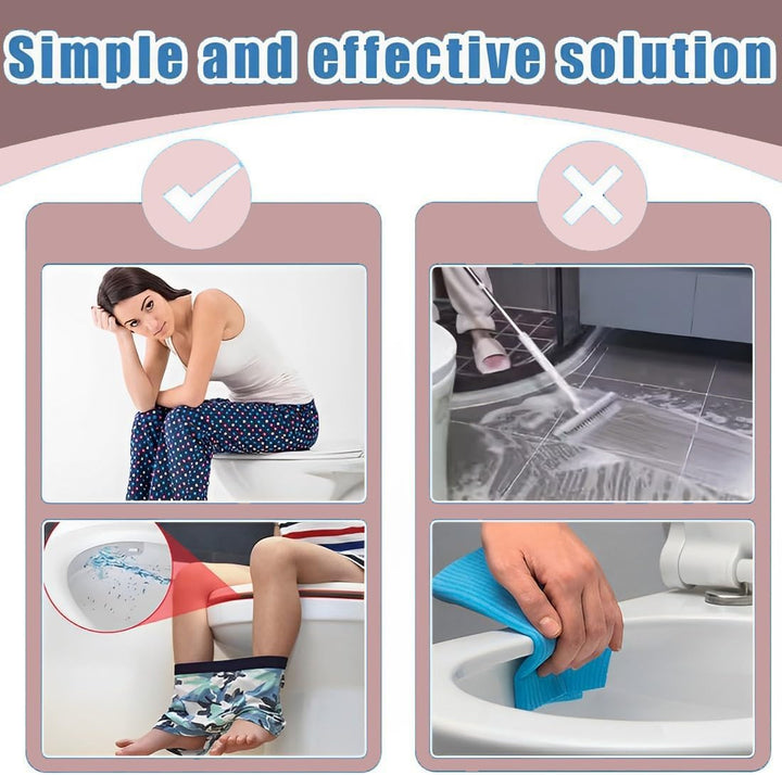 Urine Deflector,Urine Deflector with Superglue Pee Guard for Toilet Toilet Seat Splash Guard Potty Training Pee Splas Prevent Splashing Urine Pee Guard for Children and Adults