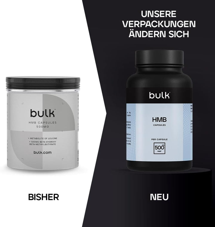 HMB Capsules, 500 Mg, Pack of 180, 30 Servings, Packaging May Vary