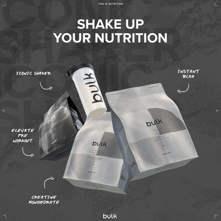 Iconic Clear 750Ml Shaker Bottle, Lump-Free Wire Mixing Ball, Leak-Proof Screw-Top with Handle, Bpa-Free, Dishwasher Safe, Protein, BCAA & Gym Supplements