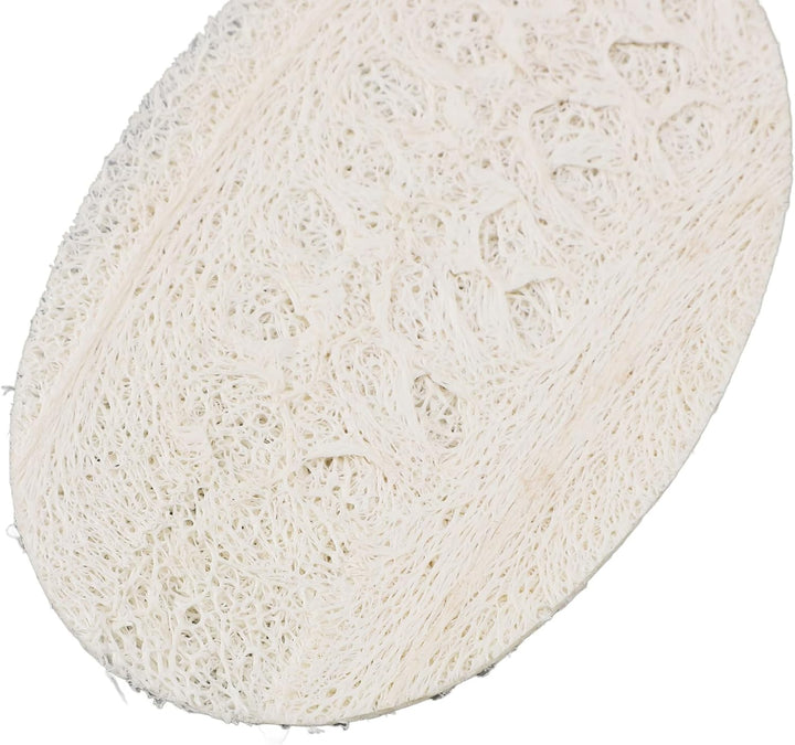 Loofah Dishwashing Pad, Natural Fiber Scrubber Clean Dishes Utensils with Reusable Sponge for Shower Body Kitchen, Size: 3.15X4.72In