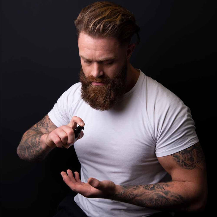 Mo Bros Beard Oil 100Ml - Black Edition. Cologne Inspired. Nourishing and Conditioning Formula. Rich in Omegas and Vitamin E, Promotes Healthy Beard Growth.