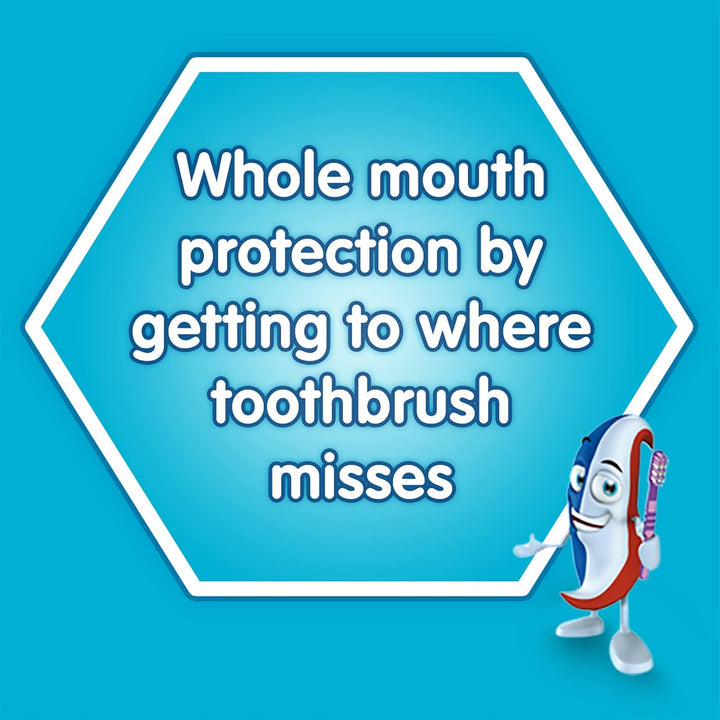 Kids Mouthwash Big Teeth Child Friendly Fresh Mint Flavour 6-8 Years 300 Ml