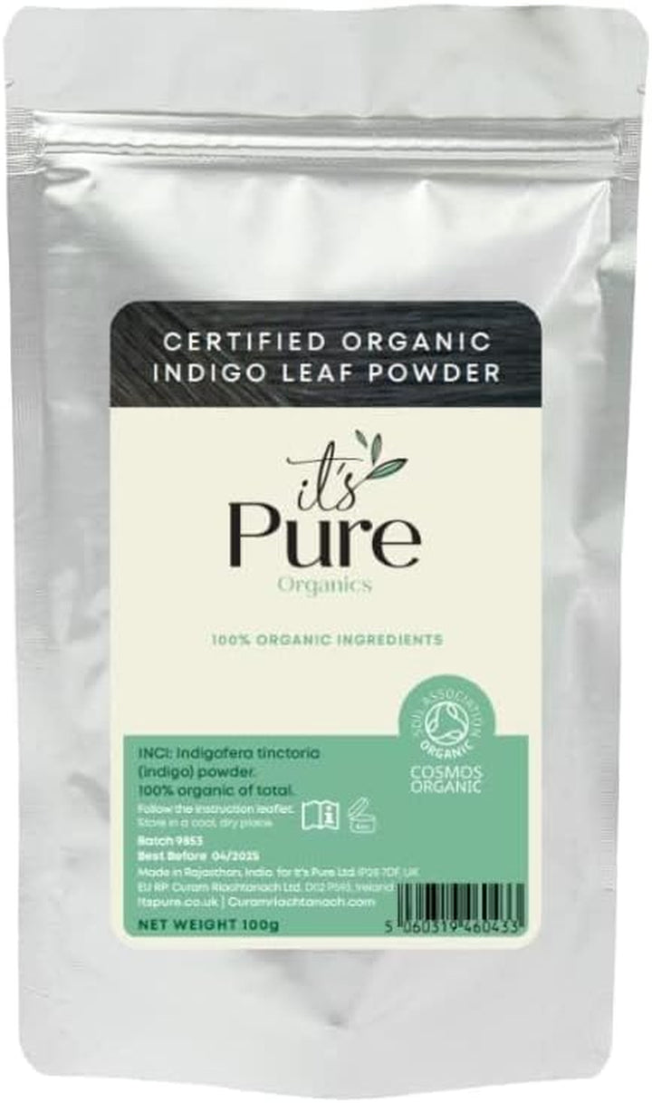Certified Organic Indigo Powder 100 G